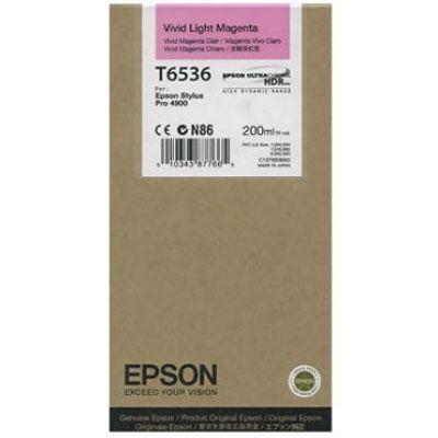 Epson C13T653600 (T6536) Açık Kırmızı Orjinal Kartuş - Stylus Pro 4900 (T1809) - 2