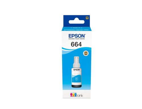 Epson C13T664200 (T6642) Cyan Original Ink Cartridge - 1