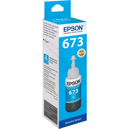 Epson C13T67324A (T6732) Cyan Original Ink Cartridge - 1