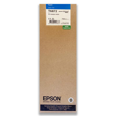 Epson C13T687200 (T6872) UltraChrome Cyan Original Cartridge - SureColor S30600 - 1