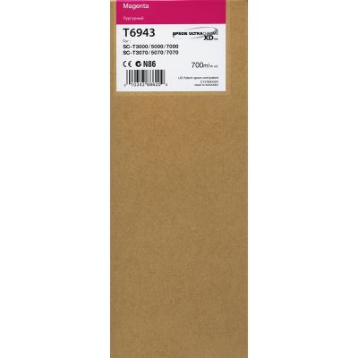 Epson C13T694300 (T6943) Magenta Original Cartridge - SC-T3000