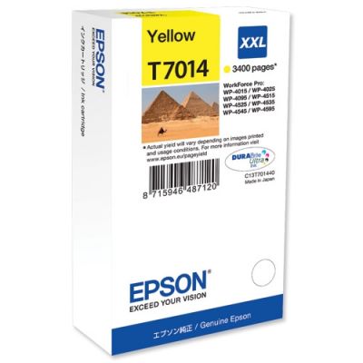 Epson C13T70144010 (T7014) Sarı XXL Orjinal Kartuş - WP-4015DN (T2005) - 1