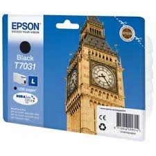 Epson C13T70314010 (T7031) Black Original Cartridge - WP-4015DN 