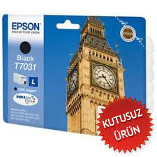 Epson C13T70314010 (T7031) Black Original Cartridge - WP-4015DN (Without Box) - 1