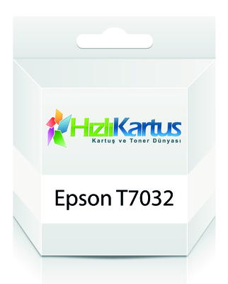 Epson C13T70324010 (T7032) Cyan Compatible Cartridge - WP-4015DN 