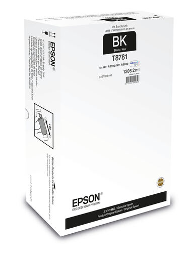 Epson C13T878140 (T8781) Black Original Cartridge - WF-R5690DTWF