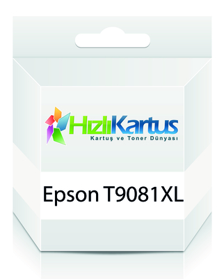 Epson C13T908140 (T9081) XL Black Compatible Cartridge - WF-6090 / WF-6590 