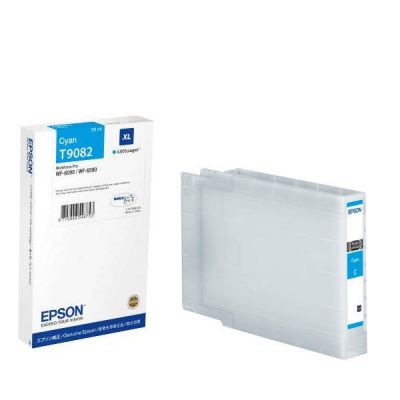 Epson C13T908240 (T9082) XL Cyan Original Cartridge - WF-6090 / WF-6590 - 1