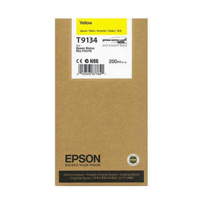 Epson C13T913400 (T9134) Yellow Original Cartridge - SC-P5000 / SC-P7000 