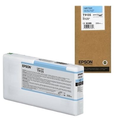 Epson C13T913500 (T9135) Açık Mavi Orjinal Kartuş - SC-P5000 / SC-P7000 (T9337) - 1