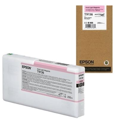 Epson C13T913600 (T9136) Açık Kırmızı Orjinal Kartuş - SC-P5000 / SC-P7000 (T9029) - 1