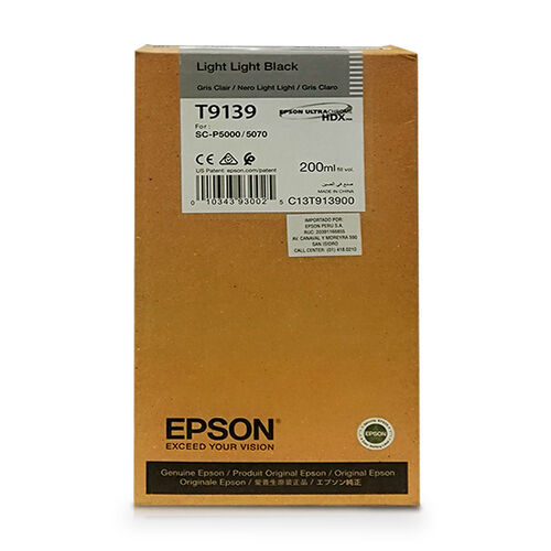 Epson C13T913900 (T9139) Duble Açık Siyah Orjinal Kartuş - SC-P5000 / SC-P7000 (T9028) - 1