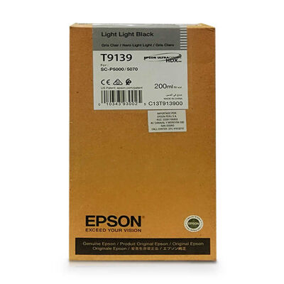 Epson C13T913900 (T9139) Duble Açık Siyah Orjinal Kartuş - SC-P5000 / SC-P7000 (T9028) - 2