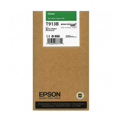 Epson C13T913B00 (T913B) Green Original Cartridge - SC-P5000 / SC-P7000 - 2