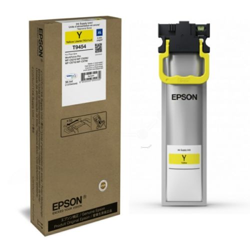 Epson C13T945440 (T9454) Sarı Orjinal Mürekkep - WF-C5210DW / WF-C5290DW (T10865) - 1