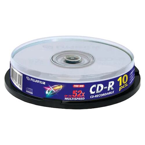 Fujifilm 52X MultiSpeed 700 MB CD-R (10'lu Paket) (T16041) - 1