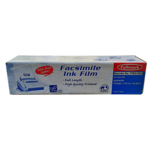 Fullmark TTRD100S Compatible Fax Film - FT200T / FT210 / FA401T - 1