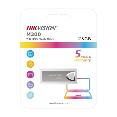 Hikvision - Hikvision HS-USB-M200/128G USB2.0 128 GB Metal Flash Memory