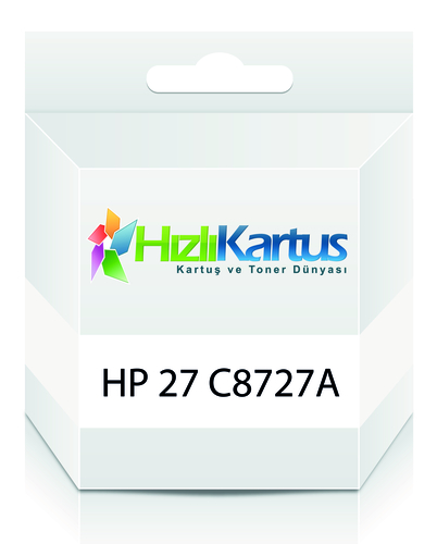 HP C8727AE (27) Siyah Muadil Kartuş - Deskjet 3320 (T283) - 1