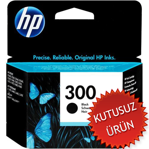 HP CC640E (300) Black Original Cartridge - Deskjet D2560 (Without Box) - 1