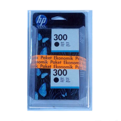 HP CC640E+CC640E (300) İkili Ekonomik Paket Siyah Orjinal Kartuş (T2536) - 1