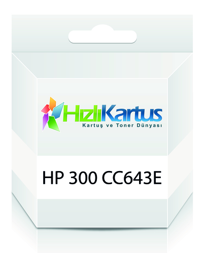 HP CC643E (300) Renkli Muadil Kartuş - Deskjet D2560 (T290) - 1