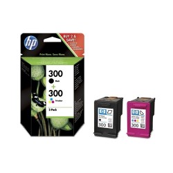 HP CN637E (300) Siyah+Renkli 2li Paket Orjinal Kartuş - Deskjet D2560 (T1898) - 1