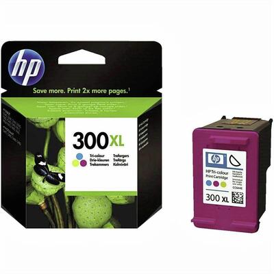 HP CC644E (300XL) Renkli Orjinal Kartuş Yüksek Kapasite - Deskjet D2560 (T2396) - 1