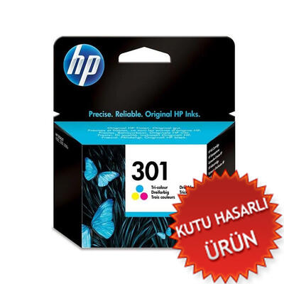 HP CH562EE (301) Color Original Cartridge - Deskjet 1000 (Damaged Box) 