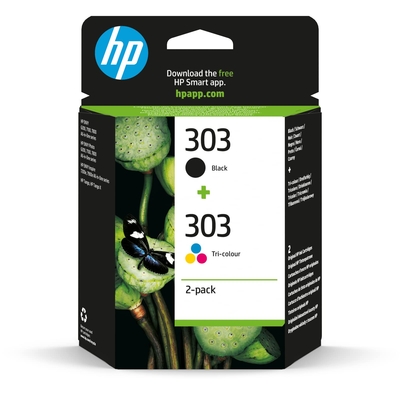 HP - HP 303 + 303 3YM92AE Siyah ve Renkli Orjinal Kartuş Seti - Photo 6220