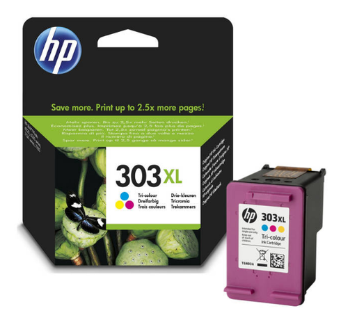 HP T6N03AE (303XL) Colour Original Cartridge High Capacity - Envy Photo 6220 / 6230 - 1