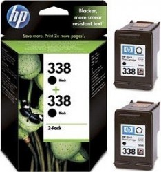 HP CB331EE (338) Dual Pack Black Original Cartridge - Deskjet 5743 