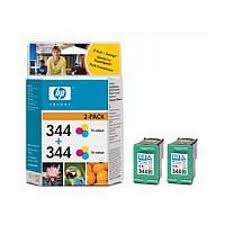 HP - HP C9505E (344) Dual Pack Color Original Cartridge - Deskjet 5740 