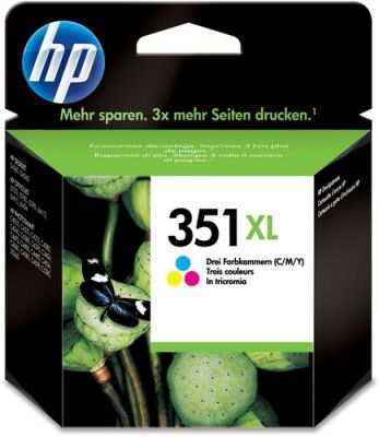 HP CB338EE (351XL) Color Original Cartridge - Officejet J5740 - 3