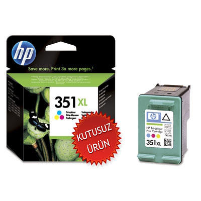 HP CB338EE (351XL) Color Original Cartridge - Officejet J5740 (Without Box) 