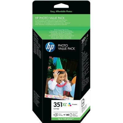 HP Q8848EE (351XL) Color Original Cartridge + Photo Paper 