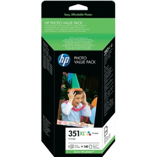 HP Q8848EE (351XL) Color Original Cartridge + Photo Paper - 2