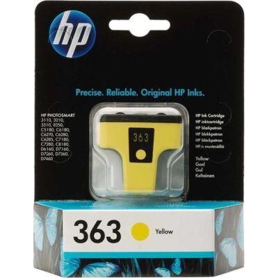 HP C8773EE (363) Yellow Original Cartridge - Photosmart 3110 / C5180 - 3