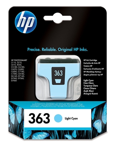 HP 363 (CB283E) Light Cyan Original Cartridge - Photosmart 3210a / 3313