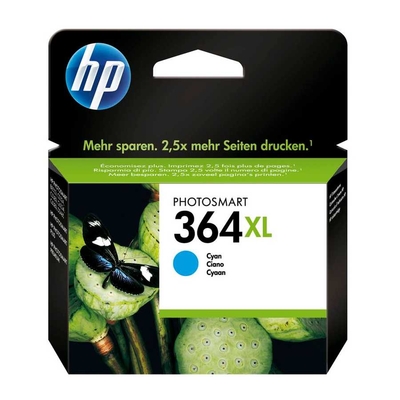 HP CB323E (364XL) Cyan Original Cartridge - C5380 / C6380 - 1