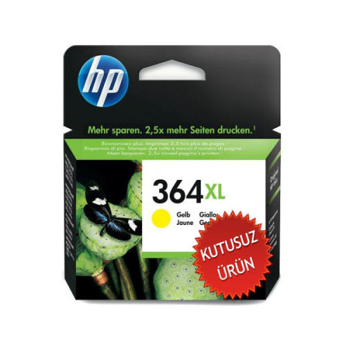 HP CB325E (364XL) Sarı Orjinal Kartuş - C5380 / C6380 (U) (T9259) - 1