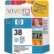 HP C9418A (38) Lıght Cyan Original Cartridge - B9180 