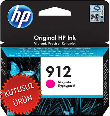 HP - HP 3YL78AE (912) Kırmızı Orjinal Kartuş - OfficeJet Pro 8012 / 8013 (U)