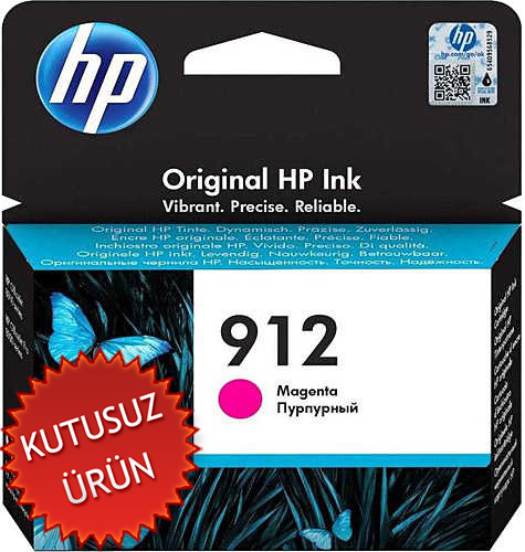 HP 3YL78AE (912) Kırmızı Orjinal Kartuş - OfficeJet Pro 8012 / 8013 (U)