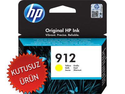 HP - HP 3YL79AE (912) Sarı Orjinal Kartuş - OfficeJet Pro 8012 / 8013 (U)