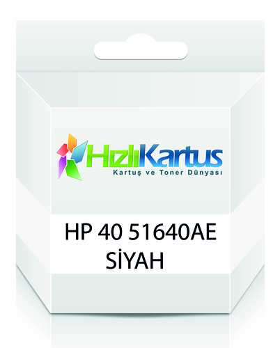 HP 51640AE (40) Siyah Muadil Kartuş - Deskjet 1200c (T10602) - 1