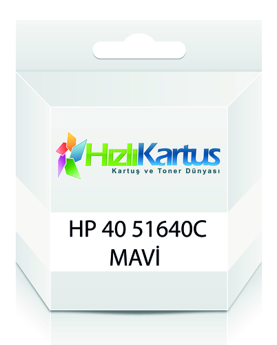 HP 51640C (40) Mavi Muadil Kartuş - Deskjet 1200c (T10299) - 1