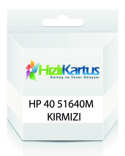 HP 51640M (40) Kırmızı Muadil Kartuş - Deskjet 1200c (T10302) - 1