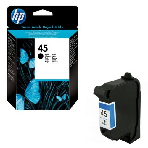 HP 51645A (45) Black Original Cartridge - Deskjet 710c / 720c - 1