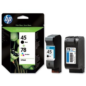 HP SA308AE (45+78) Siyah+Renkli 2li Orjinal Kartuş - Deskjet 710c / 720c (T2604) - 1